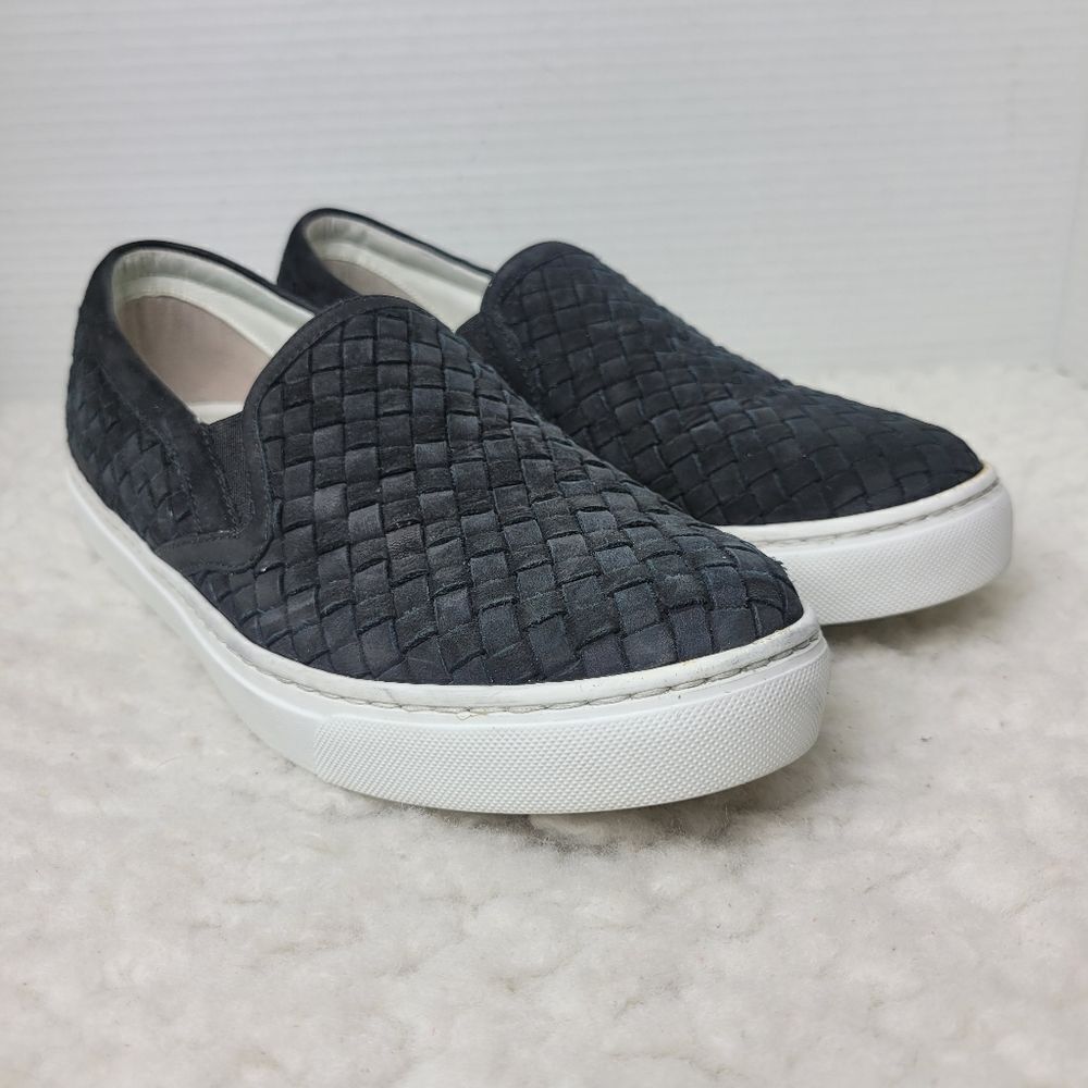 M. Gemi The Cerchio Women's Size 8.5 Handwoven Nubuck Leather Slip On Sneaker Gr